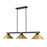 Z-Lite Bronte 3Lt 54" Billiard, Black/Brass/Brass
