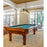 Z-Lite Bronte 3Lt 54.75" Billiard, Black/Brass/Brass