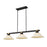 Z-Lite Bronte 3Lt 54.75" Billiard, Black/Brass/White Mottle - 1955-3MB-RB-WM16