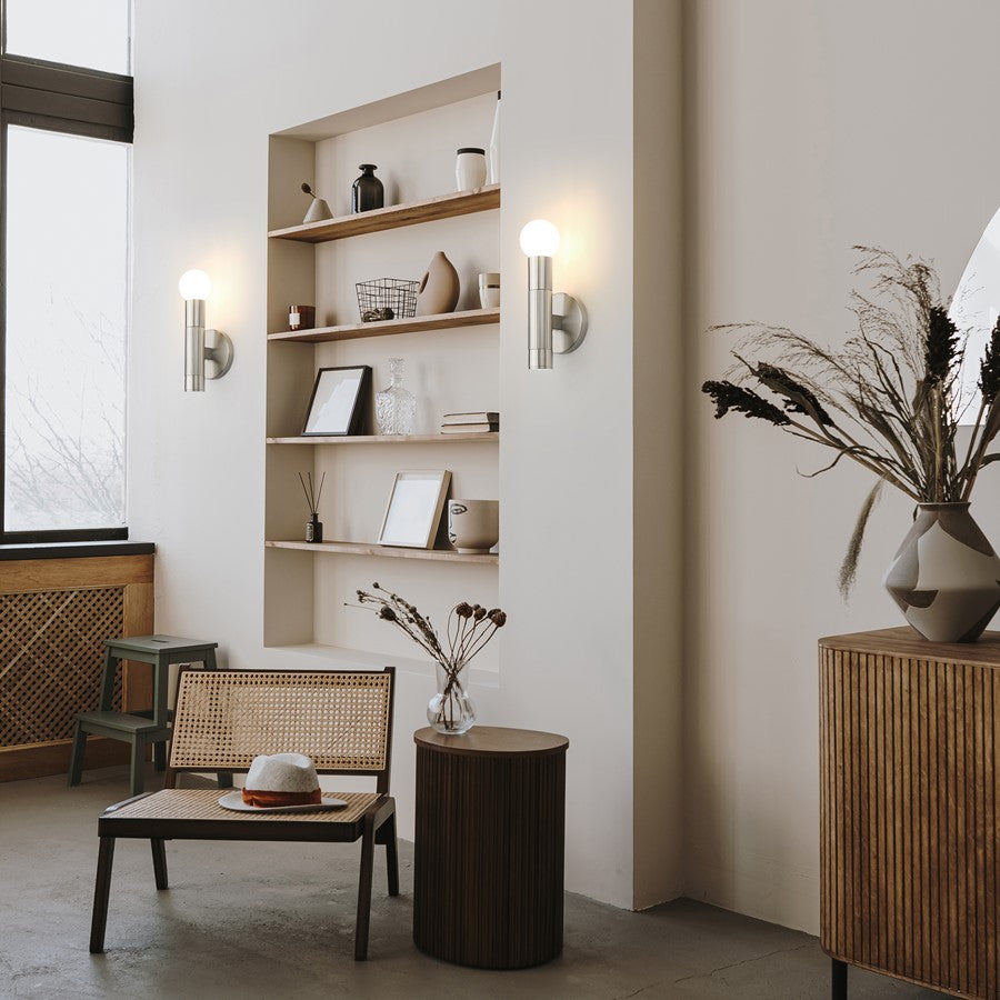 Z-Lite Stari 1 Light Wall Sconce, Brushed Nickel