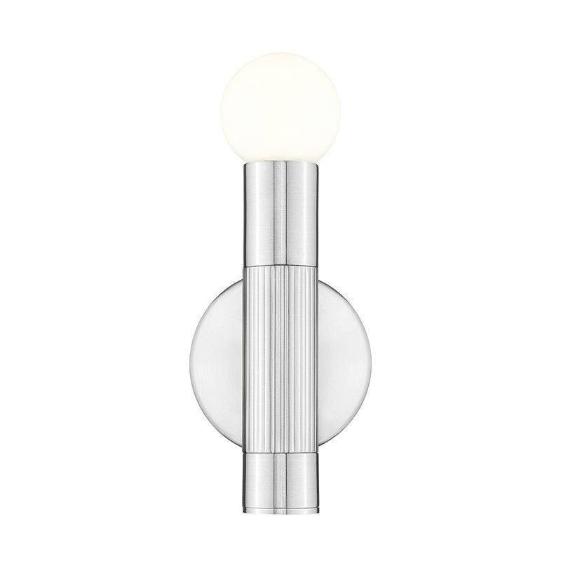 Z-Lite Stari 1 Light Wall Sconce, Brushed Nickel