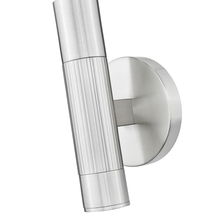 Z-Lite Stari 1 Light Wall Sconce, Brushed Nickel
