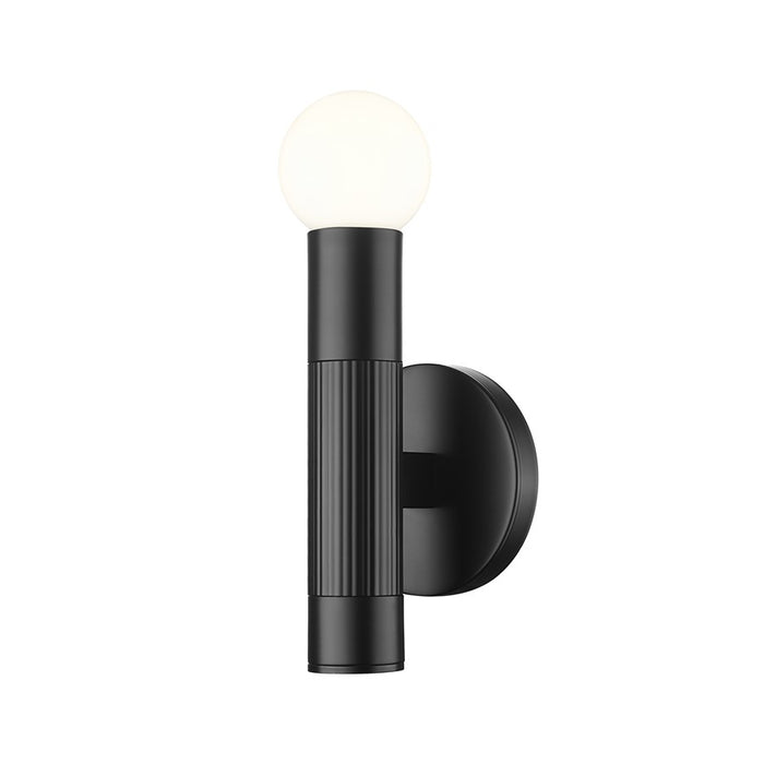 Z-Lite Stari 1 Light Wall Sconce, Matte Black - 1956-1S-MB