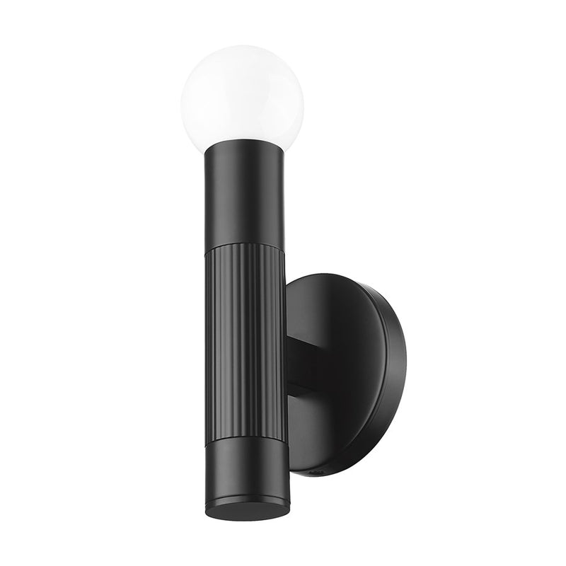 Z-Lite Stari 1 Light Wall Sconce, Matte Black