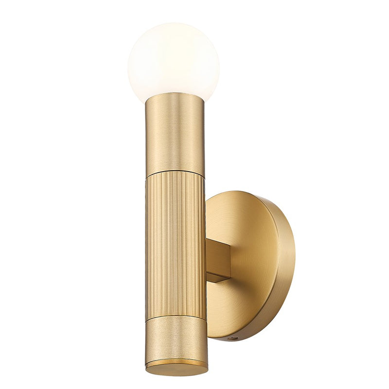 Z-Lite Stari 1 Light Wall Sconce, Modern Gold