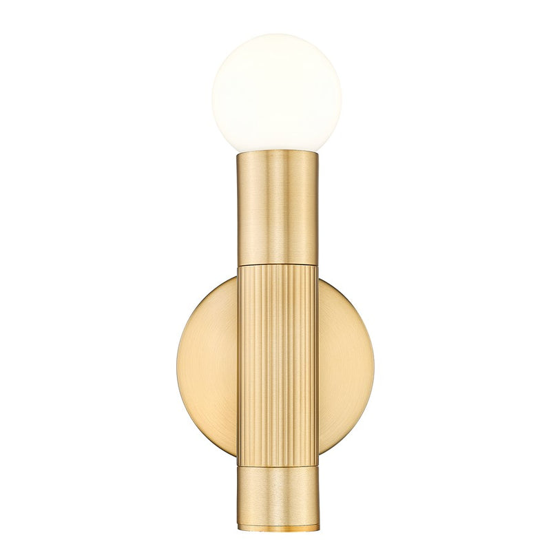 Z-Lite Stari 1 Light Wall Sconce, Modern Gold