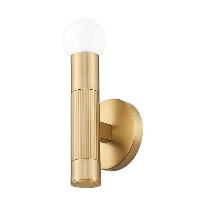 Z-Lite Stari 1 Light Wall Sconce, Modern Gold
