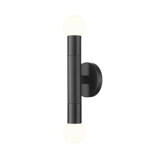 Z-Lite Stari 2 Light Wall Sconce, Matte Black - 1956-2S-MB