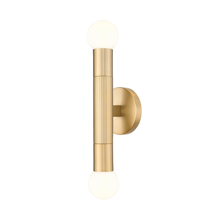 Z-Lite Stari 2 Light Wall Sconce, Modern Gold - 1956-2S-MGLD