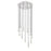Z-Lite Stari 11 Light Chandelier, Brushed Nickel