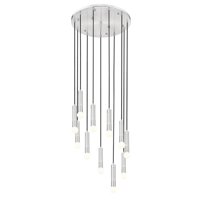 Z-Lite Stari 11 Light Chandelier, Brushed Nickel