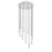 Z-Lite Stari 11 Light Chandelier, Brushed Nickel