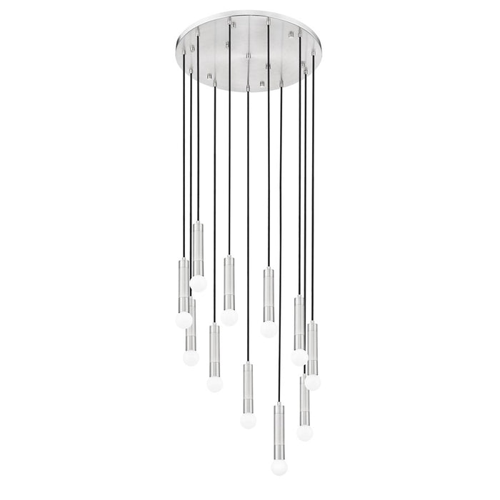 Z-Lite Stari 11 Light Chandelier, Brushed Nickel