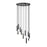 Z-Lite Stari 11 Light Chandelier, Matte Black - 1956P-11R-MB
