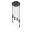 Z-Lite Stari 11 Light Chandelier, Matte Black
