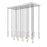 Z-Lite Stari 17 Light Linear Chandelier, Brushed Nickel - 1956P-17L-BN