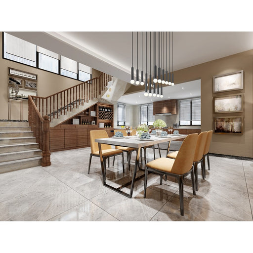 Z-Lite Stari 17 Light Linear Chandelier, Matte Black