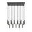 Z-Lite Stari 17 Light Linear Chandelier, Matte Black
