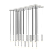 Z-Lite Stari 23 Light Linear Chandelier, Brushed Nickel - 1956P-23L-BN