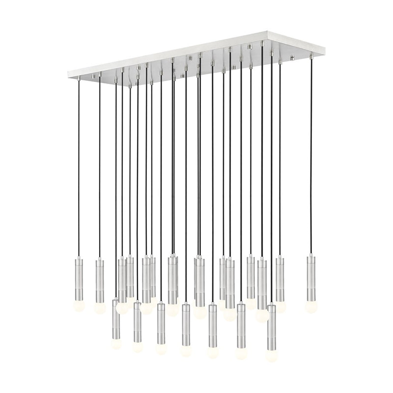 Z-Lite Stari 23 Light Linear Chandelier, Brushed Nickel - 1956P-23L-BN