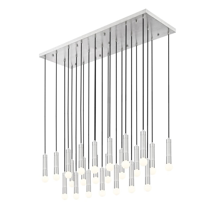 Z-Lite Stari 23 Light Linear Chandelier, Brushed Nickel
