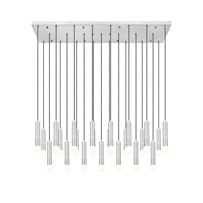 Z-Lite Stari 23 Light Linear Chandelier, Brushed Nickel