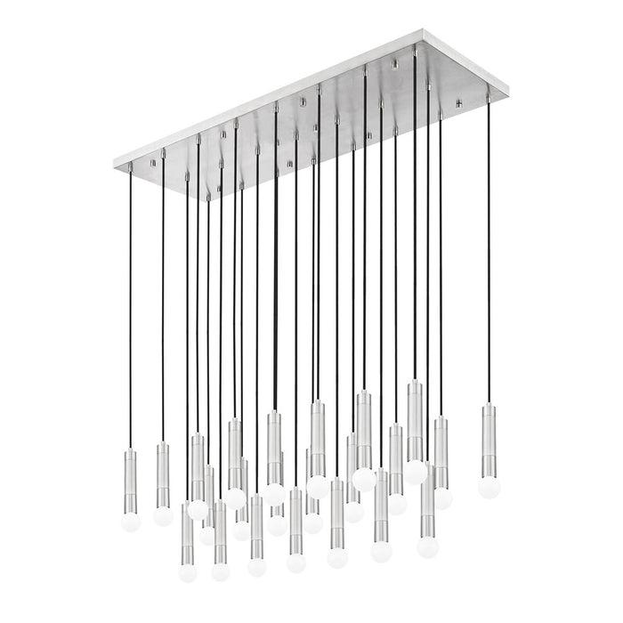 Z-Lite Stari 23 Light Linear Chandelier, Brushed Nickel