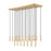 Z-Lite Stari 23 Light Linear Chandelier, Modern Gold - 1956P-23L-MGLD