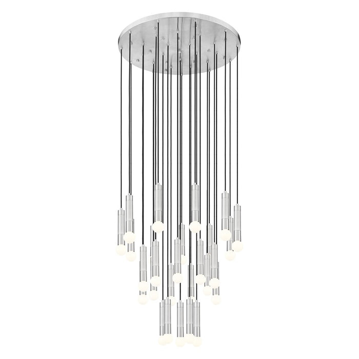 Z-Lite Stari 27 Light Chandelier, Brushed Nickel