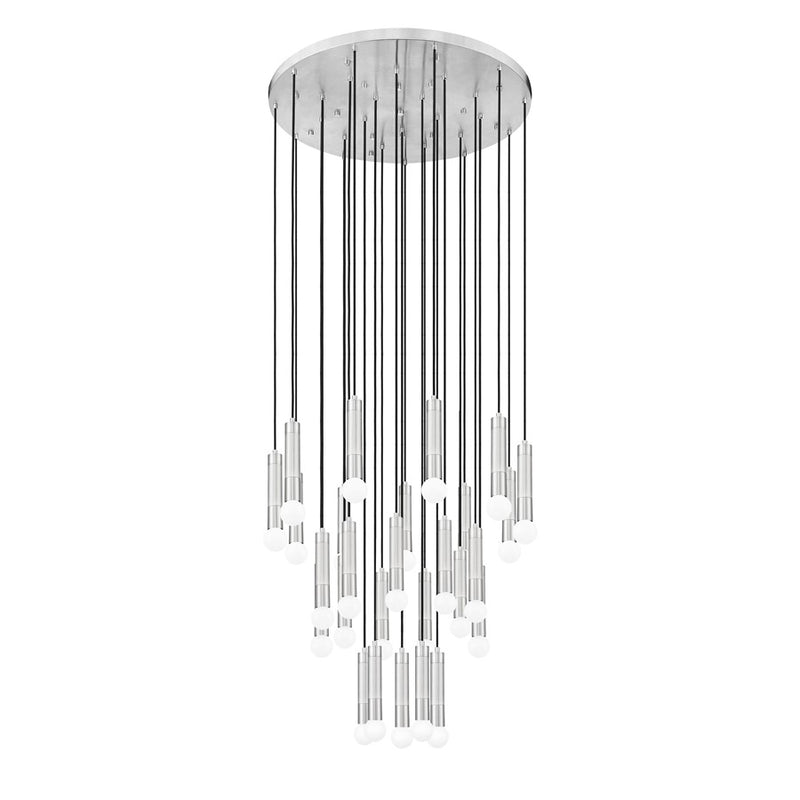 Z-Lite Stari 27 Light Chandelier, Brushed Nickel