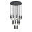 Z-Lite Stari 27 Light Chandelier, Matte Black