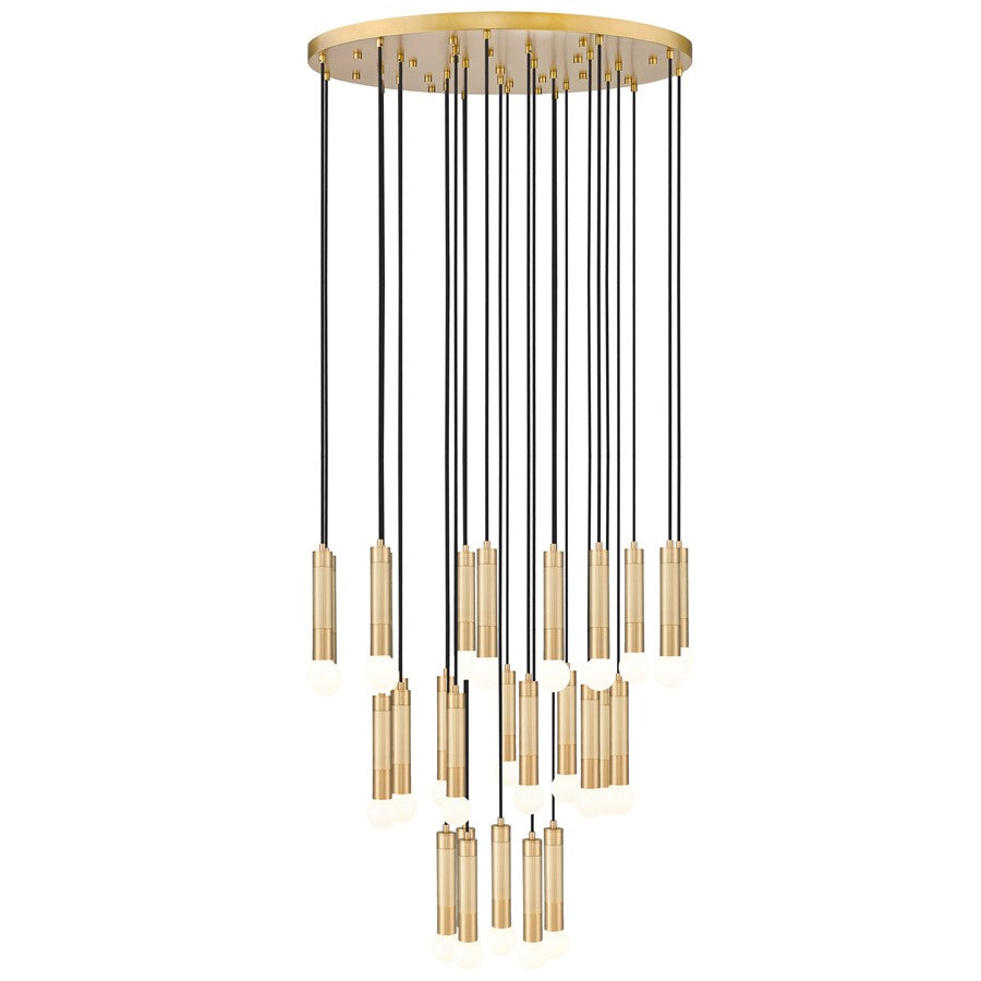 Z-Lite Stari 27 Light Chandelier, Modern Gold - 1956P-27R-MGLD