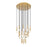 Z-Lite Stari 27 Light Chandelier, Modern Gold