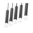 Z-Lite Stari 5 Light Linear Chandelier, Matte Black