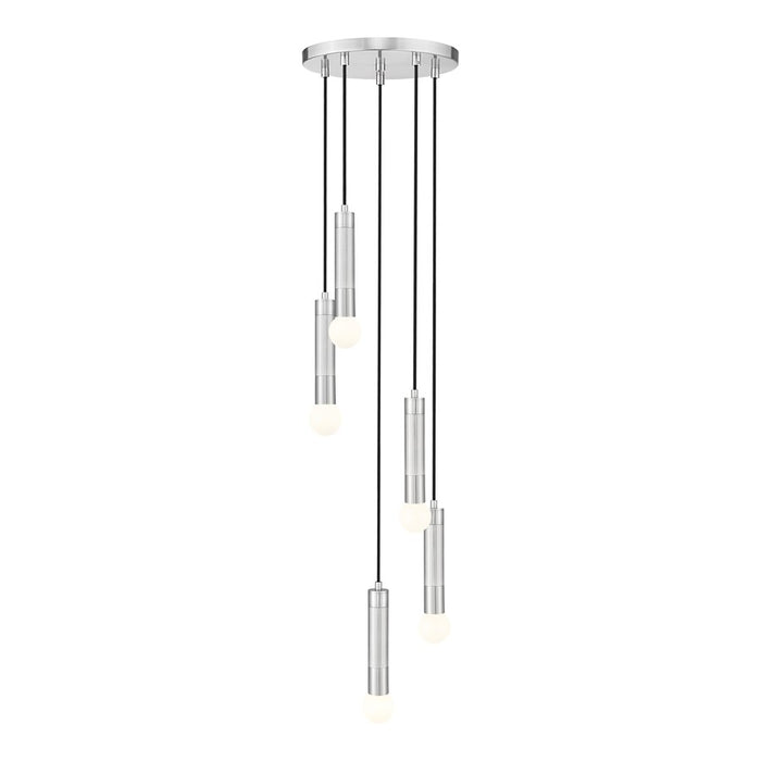 Z-Lite Stari 5 Light Chandelier, Brushed Nickel - 1956P-5R-BN