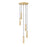 Z-Lite Stari 5 Light Chandelier, Modern Gold - 1956P-5R-MGLD