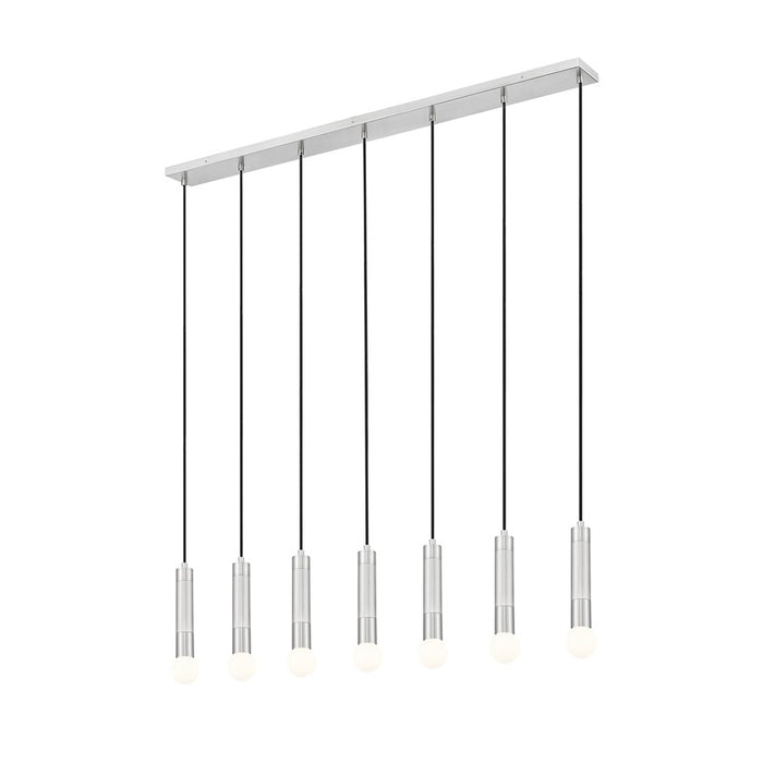 Z-Lite Stari 7 Light Linear Chandelier, Brushed Nickel