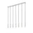 Z-Lite Stari 7 Light Linear Chandelier, Brushed Nickel