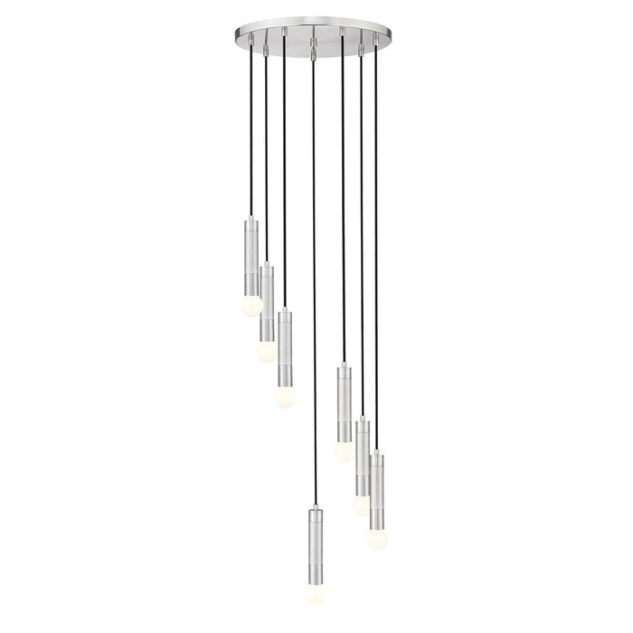 Z-Lite Stari 7 Light Chandelier, Brushed Nickel - 1956P-7R-BN