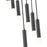 Z-Lite Stari 7 Light Chandelier, Matte Black