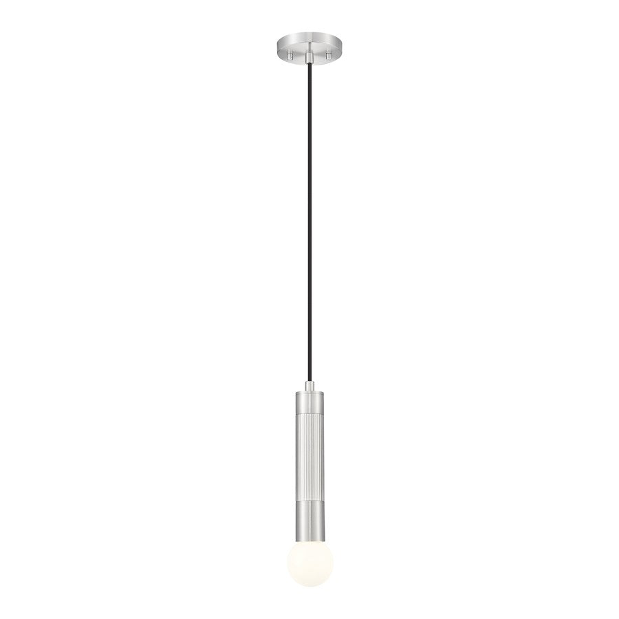 Z-Lite Stari 1 Light Pendant, Brushed Nickel - 1956P-BN