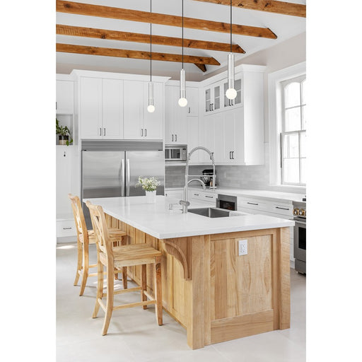 Z-Lite Stari 1 Light Pendant, Brushed Nickel