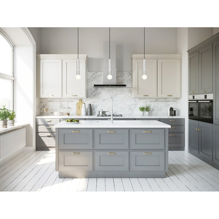 Z-Lite Stari 1 Light Pendant, Brushed Nickel