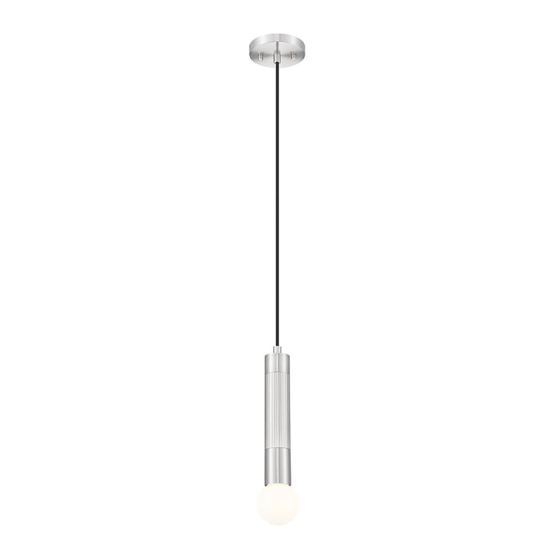 Z-Lite Stari 1 Light Pendant, Brushed Nickel