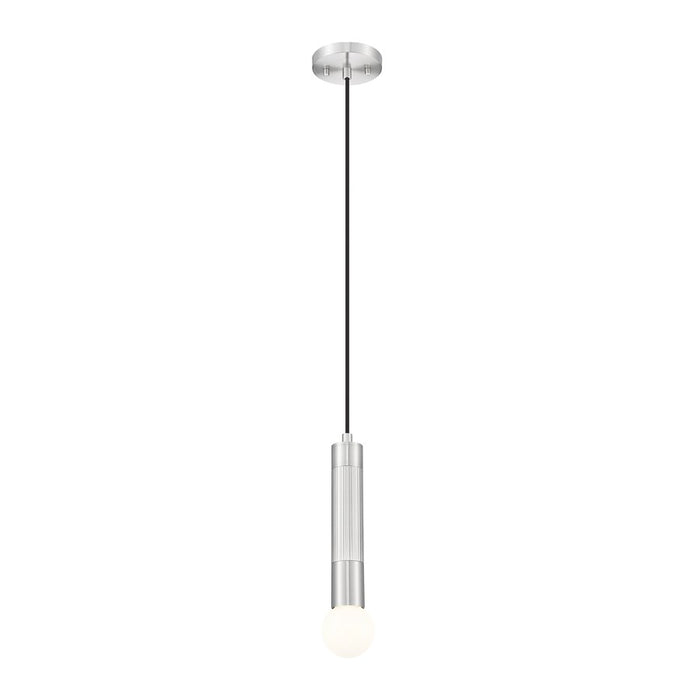 Z-Lite Stari 1 Light Pendant, Brushed Nickel