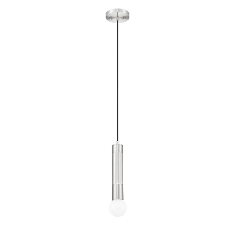 Z-Lite Stari 1 Light Pendant, Brushed Nickel