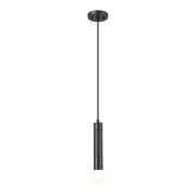 Z-Lite Stari 1 Light Pendant, Matte Black - 1956P-MB