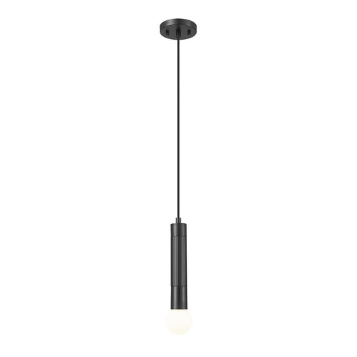 Z-Lite Stari 1 Light Pendant, Matte Black - 1956P-MB