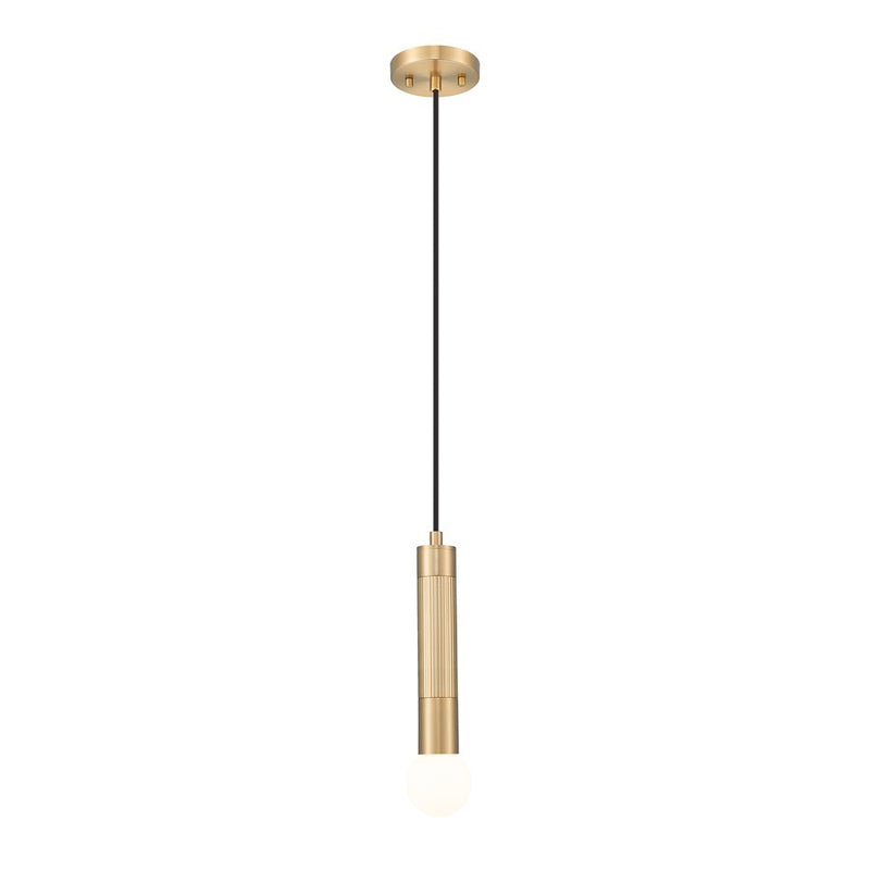 Z-Lite Stari 1 Light Pendant, Modern Gold - 1956P-MGLD