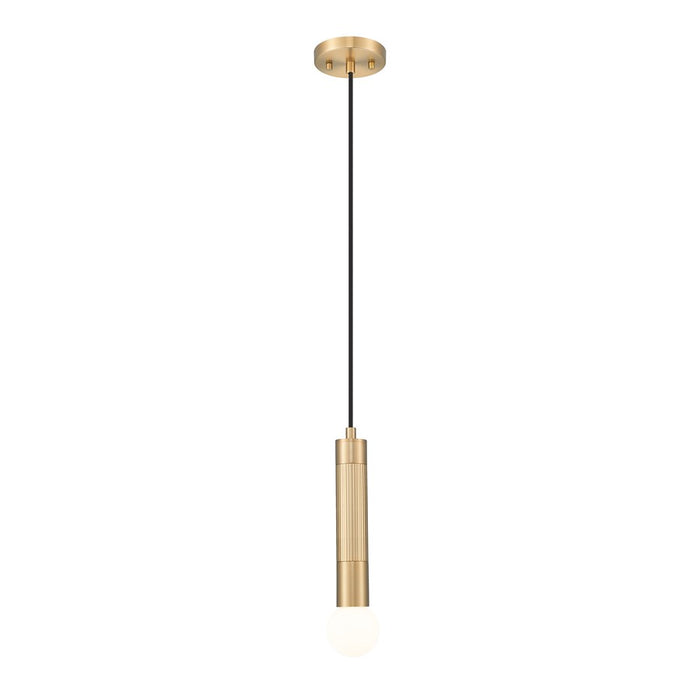 Z-Lite Stari 1 Light Pendant, Modern Gold - 1956P-MGLD